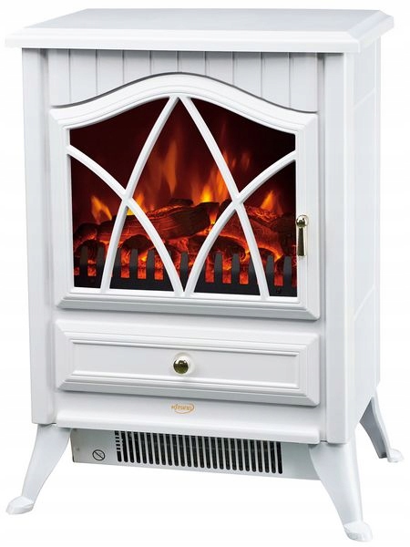 Voľne stojaci krb s funkciou vykurovania, elektrický Ferretti black 1800 W 41 x 54 x 28 cm